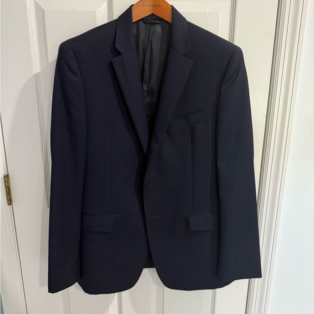 Ralph Lauren Blue Sport Coat with Notch Lapels